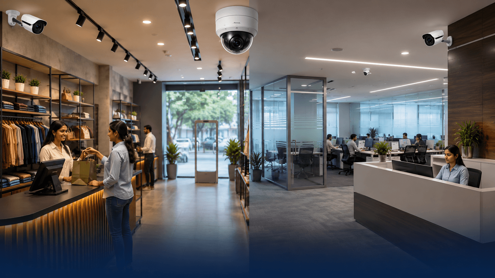 CCTV installation for a retail shop in Pune